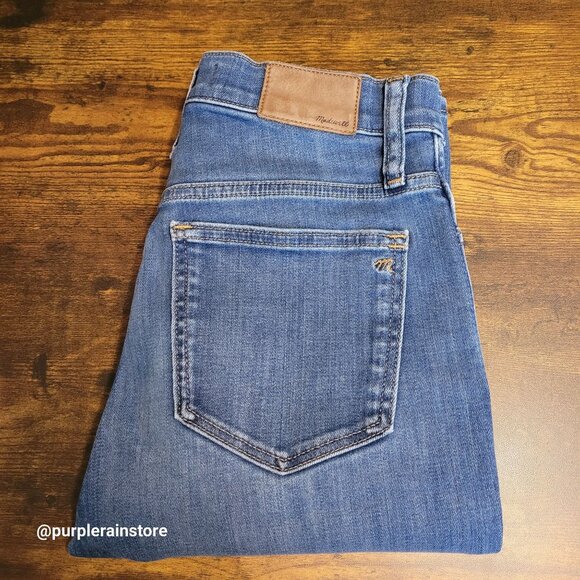 Madewell Jeans Size 27 Stovepipe High Rise Tummy Control Leman Wash MB466 - Picture 3 of 13
